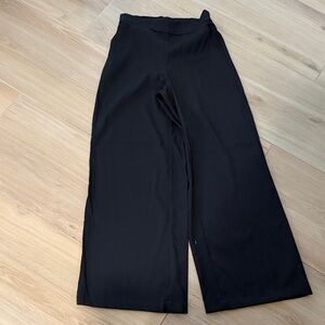 Max Studio Classic Black Wide-Leg Pants